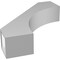 Ekena Millwork 6-in. W x 26-in. D x 30-in. H Westlake Architectural Grade PVC Knee Brace BRCP06X26X30WTL - alternate 2